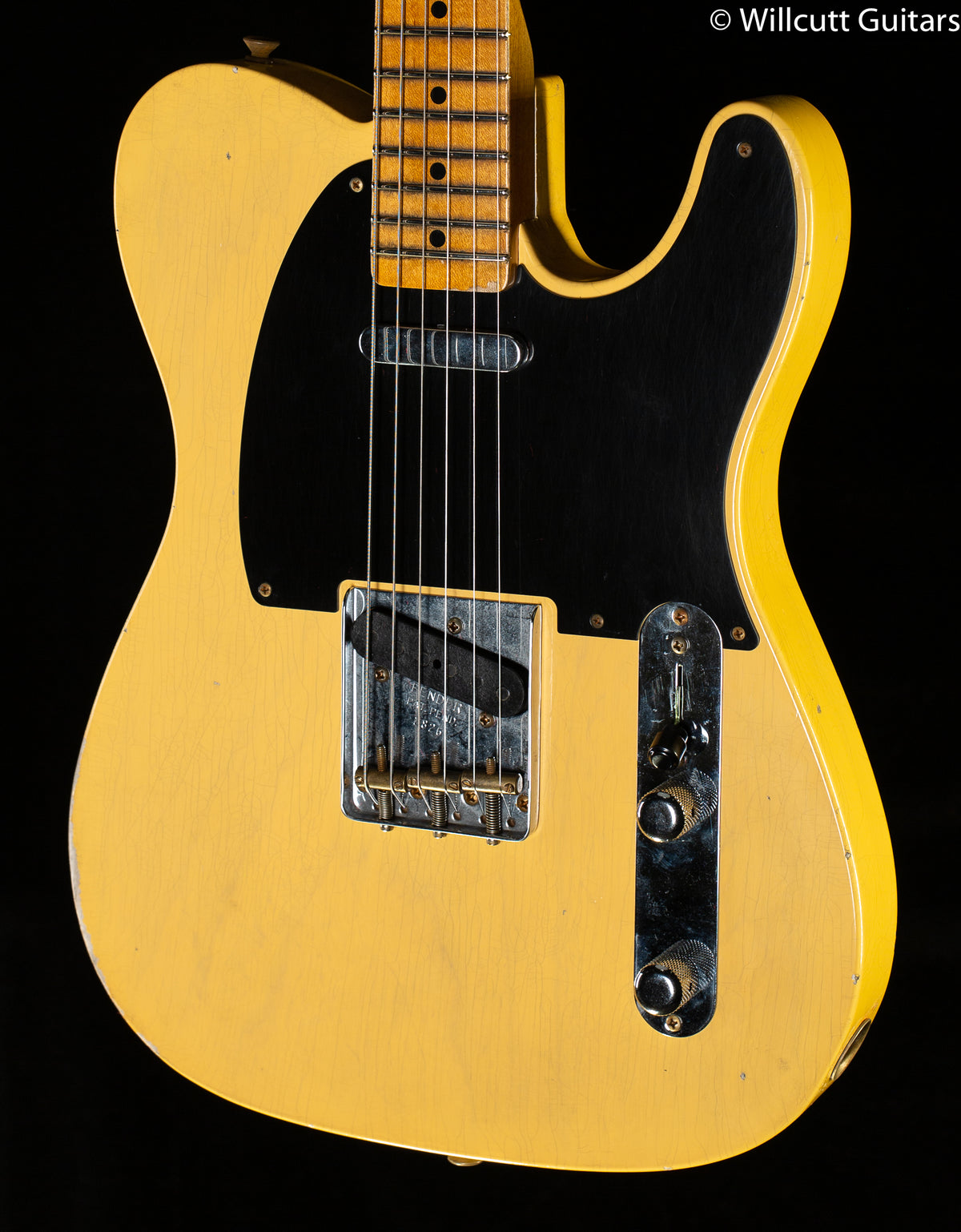 Fender Custom Shop 4/54 Blackguard Tele Blonde Willcutt Limited Original Neck Carve