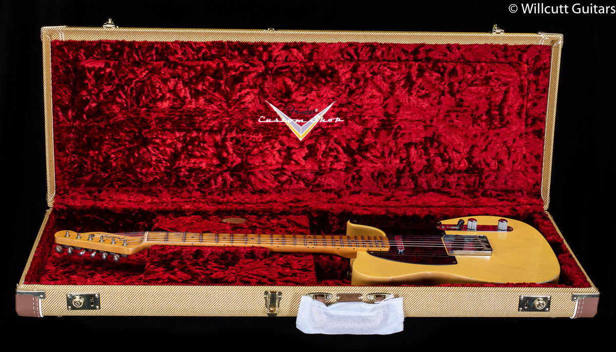 Fender Custom Shop 4/54 Blackguard Tele Blonde Willcutt Limited Original Neck Carve