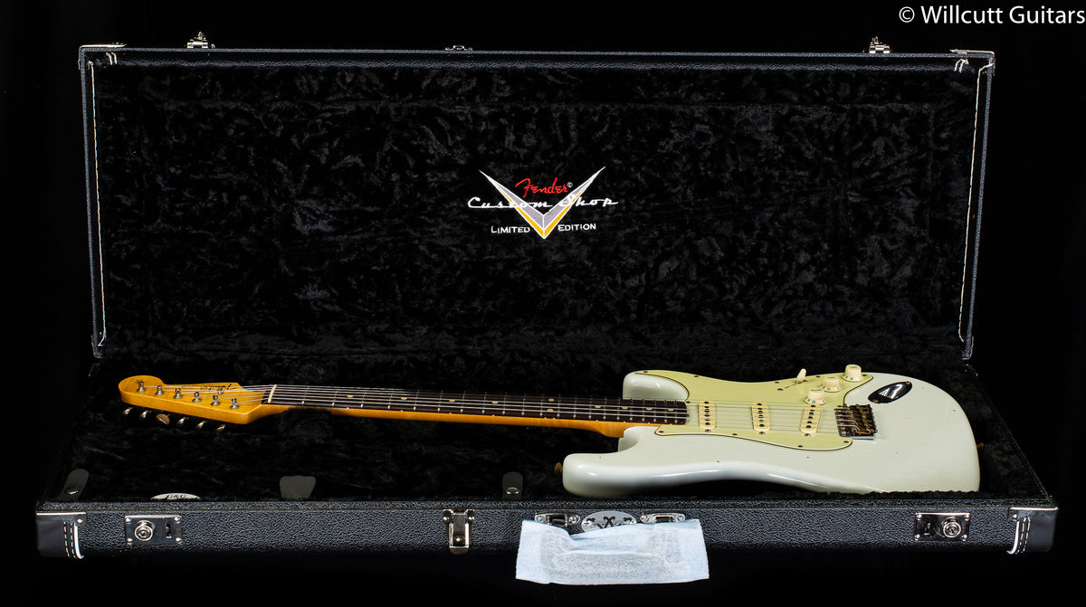 Fender Custom Shop Willcutt True &#39;62 Stratocaster Journeyman Relic Olympic White Large C