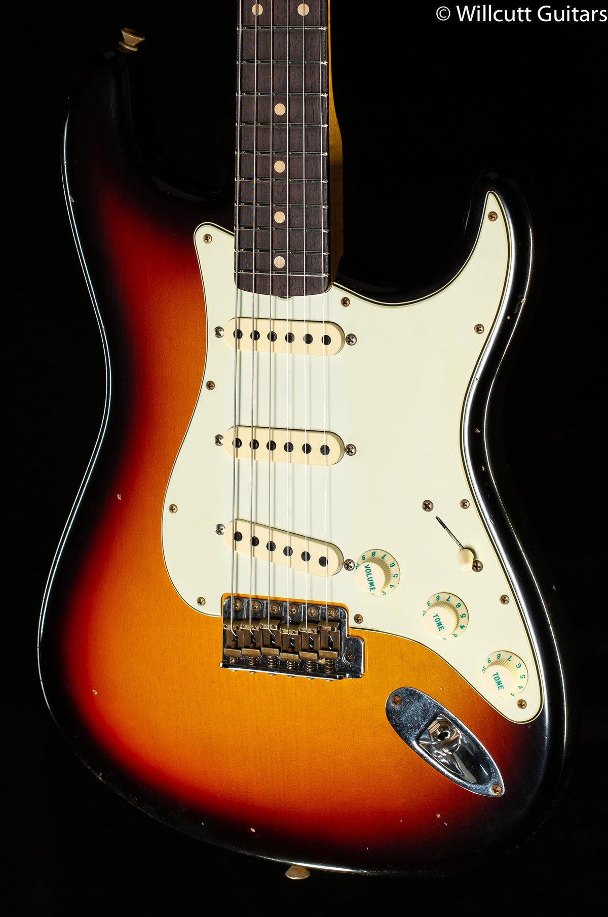 Fender Custom Shop Willcutt True '62 Stratocaster Journeyman Relic 3-Tone Sunburst Josephina Handwound 57 Soft V