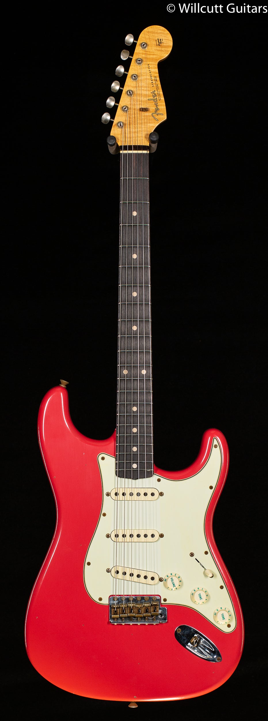 Fender Custom Shop Willcutt True &#39;62 Stratocaster Journeyman Relic Fiesta Red Large C