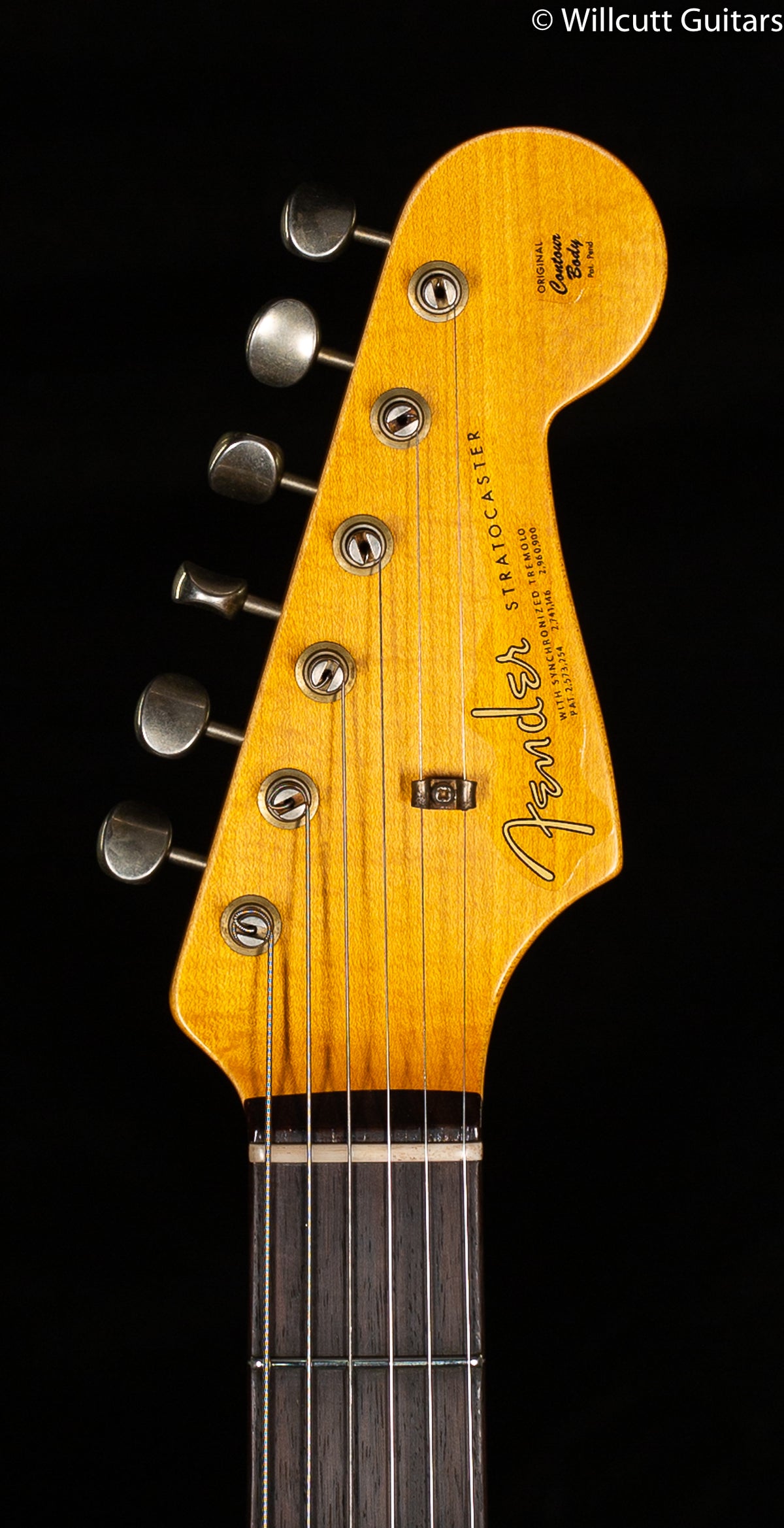 Fender Custom Shop Willcutt True &#39;62 Stratocaster Journeyman Relic Black Large C