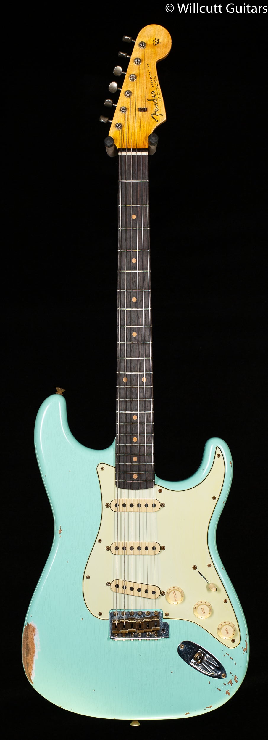 Fender Custom Shop &quot;The 63&quot; 1963 Stratocaster Relic Surf Green 65 C (151)
