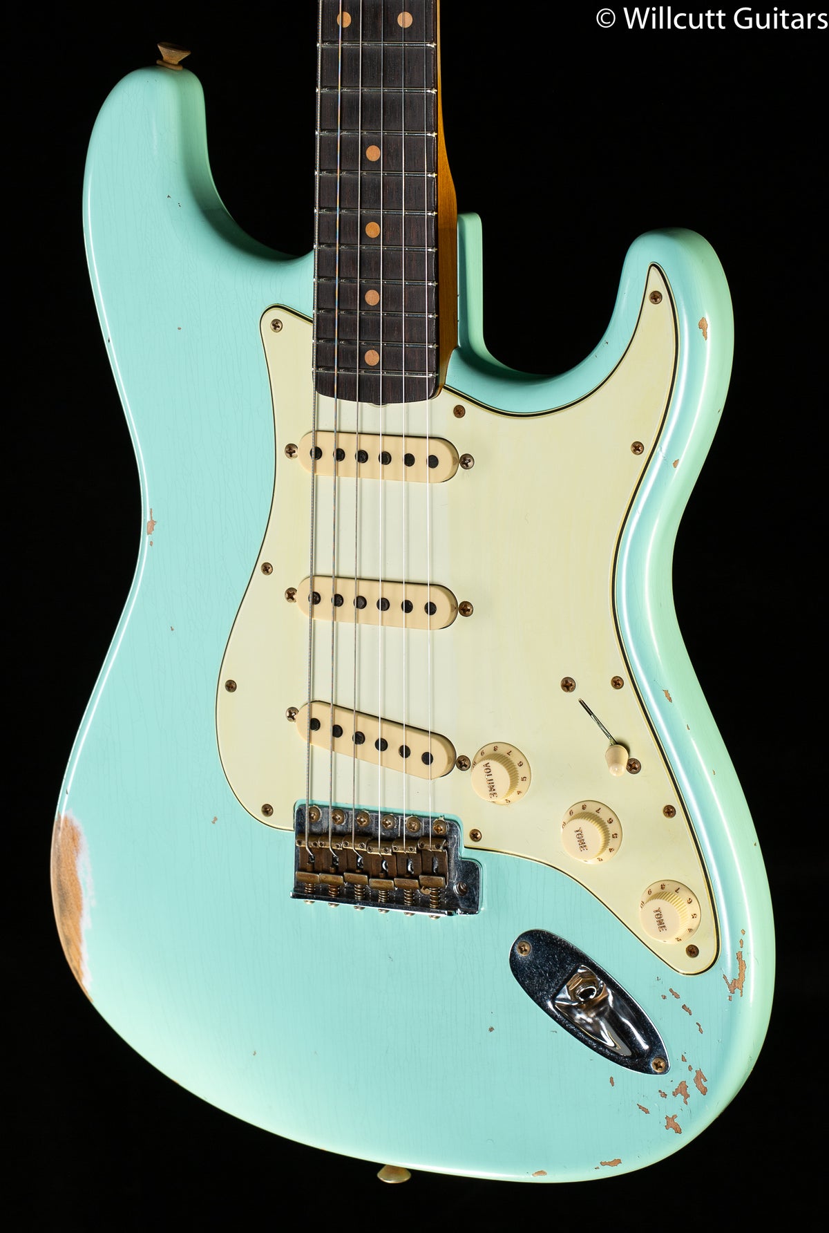 Fender Custom Shop &quot;The 63&quot; 1963 Stratocaster Relic Surf Green 65 C (151)