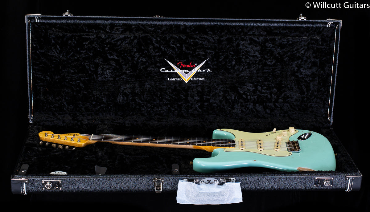 Fender Custom Shop &quot;The 63&quot; 1963 Stratocaster Relic Surf Green 65 C (151)