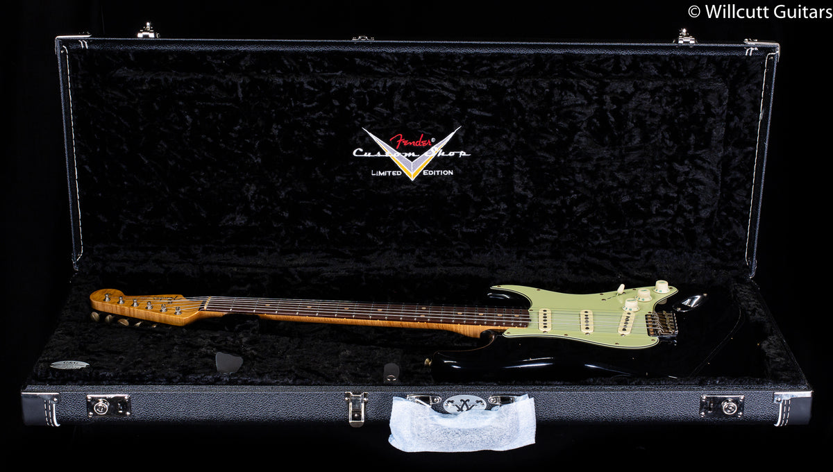Fender Custom Shop Willcutt True '62 Stratocaster Journeyman Relic Black 60s C (155)