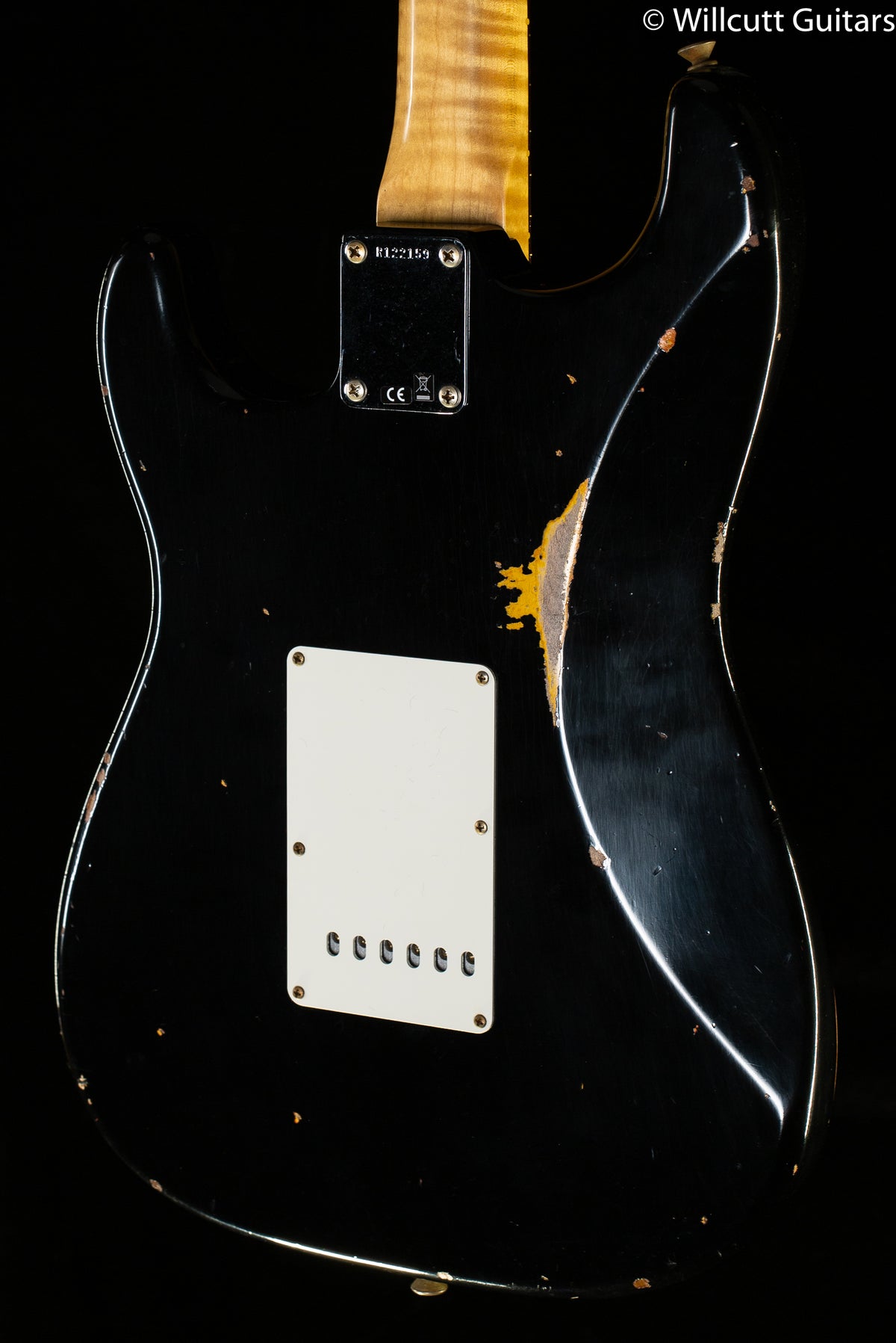 Fender Custom Shop Willcutt True &#39;62 Stratocaster Journeyman Relic Black over 3TS &#39;59 C