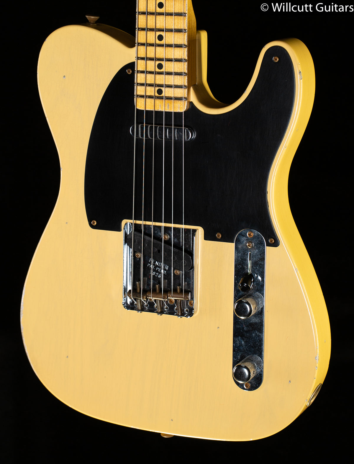 Fender Custom Shop 4/54 Blackguard Tele Blonde Willcutt Limited 57 Soft "V"