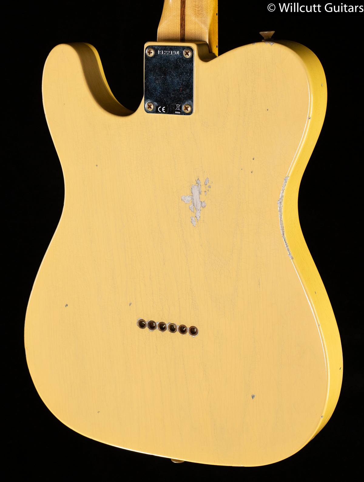 Fender Custom Shop 4/54 Blackguard Tele Blonde Willcutt Limited 57 Soft "V"
