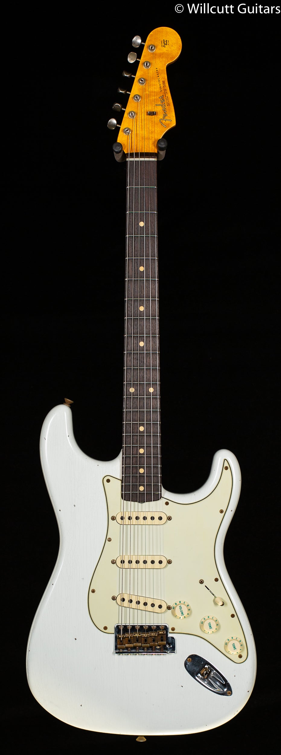 Fender Custom Shop Willcutt True '62 Stratocaster Journeyman Relic Olympic White 59 C