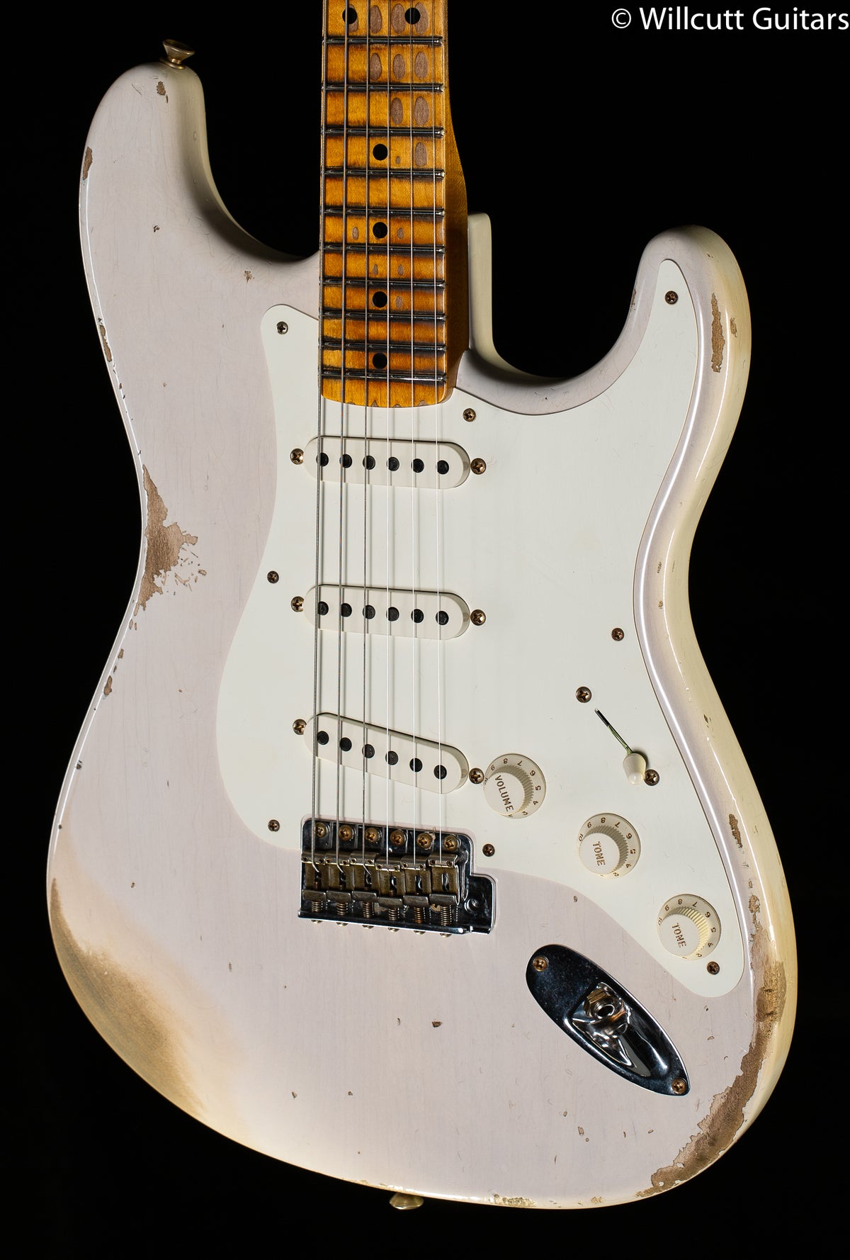Fender Custom Shop 1956 Stratocaster Heavy Relic White Blonde (591)