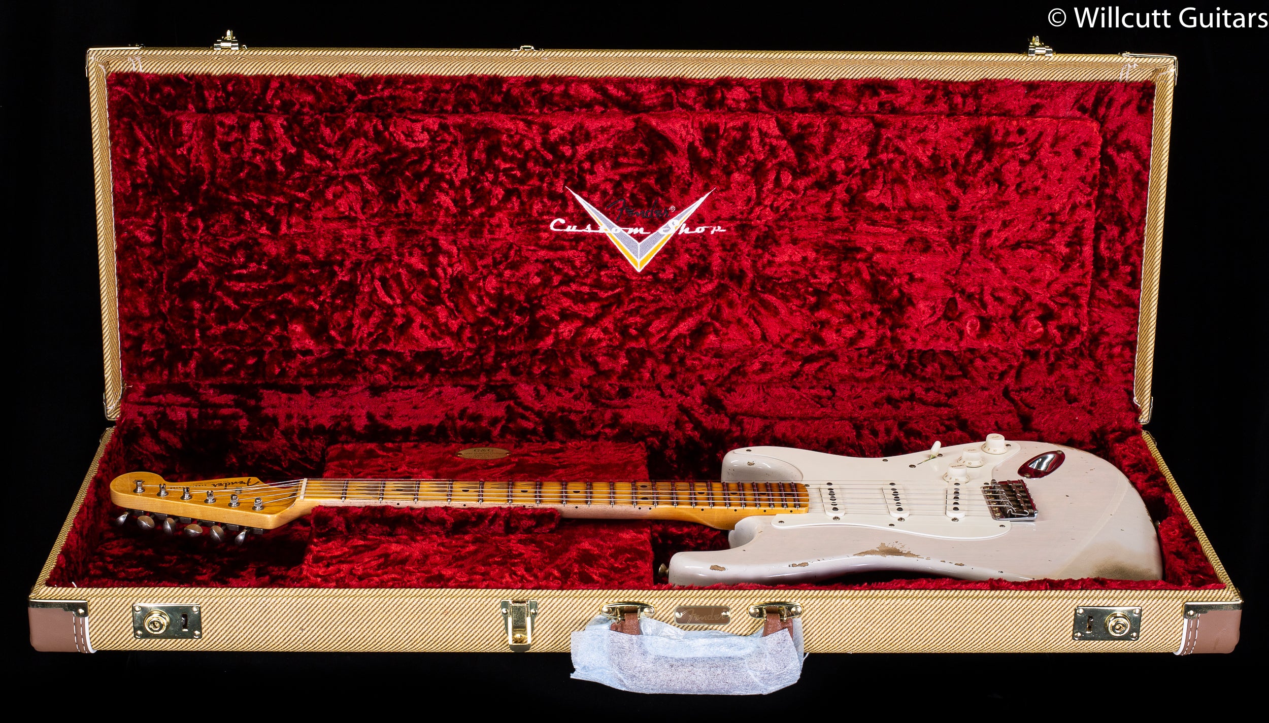 Fender Custom Shop 1956 Stratocaster Heavy Relic White Blonde (591
