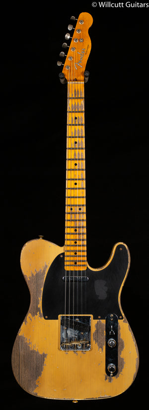 Fender Custom Shop 1952 Super Heavy Relic Aged Nocaster Blonde (688)