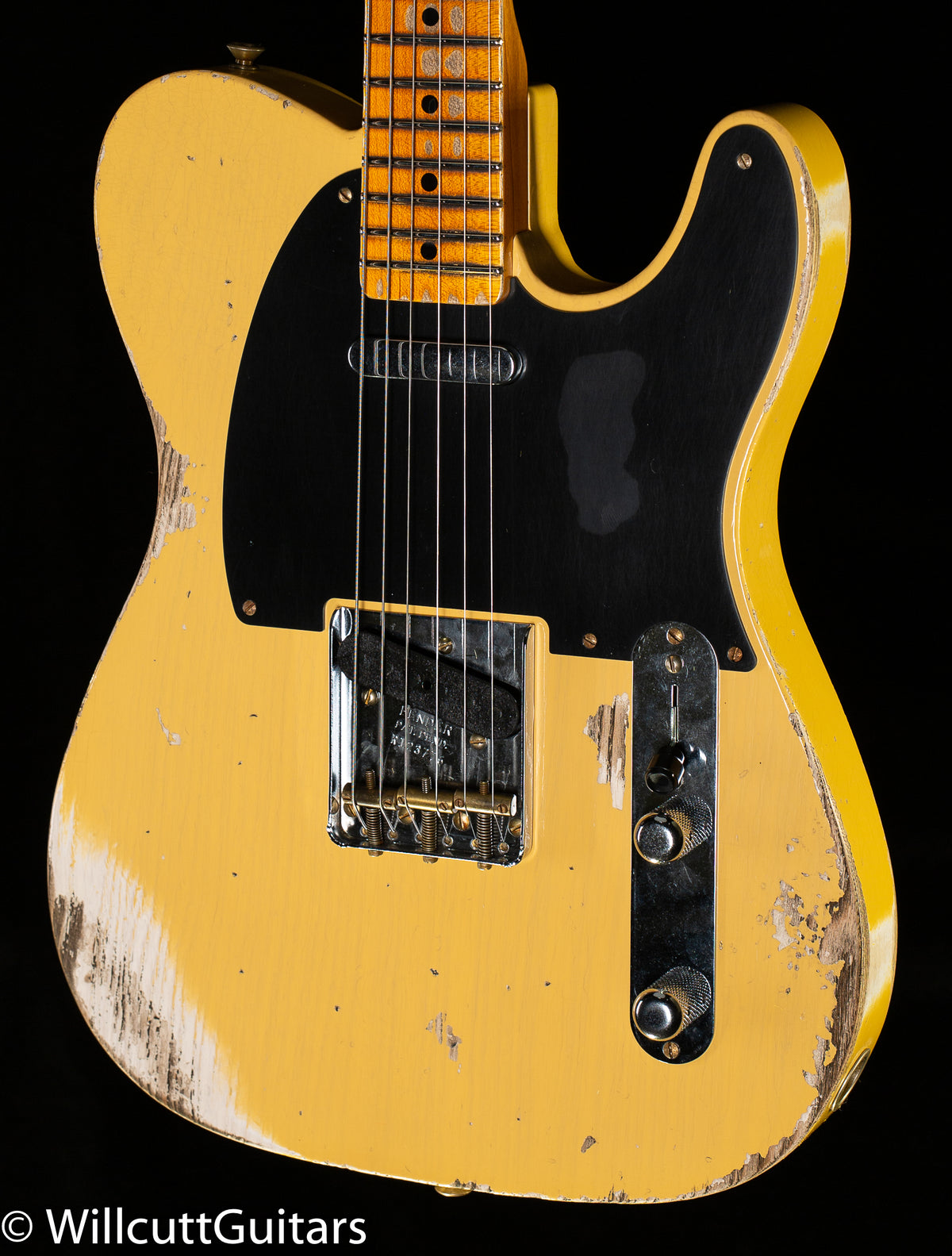 Fender Custom Shop 52 Telecaster Heavy Relic Aged Nocaster Blonde (776)