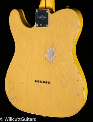 FENDER CUSTOM SHOP 52 TELECASTER® RELIC® AGED NOCASTER® BLONDE (780)