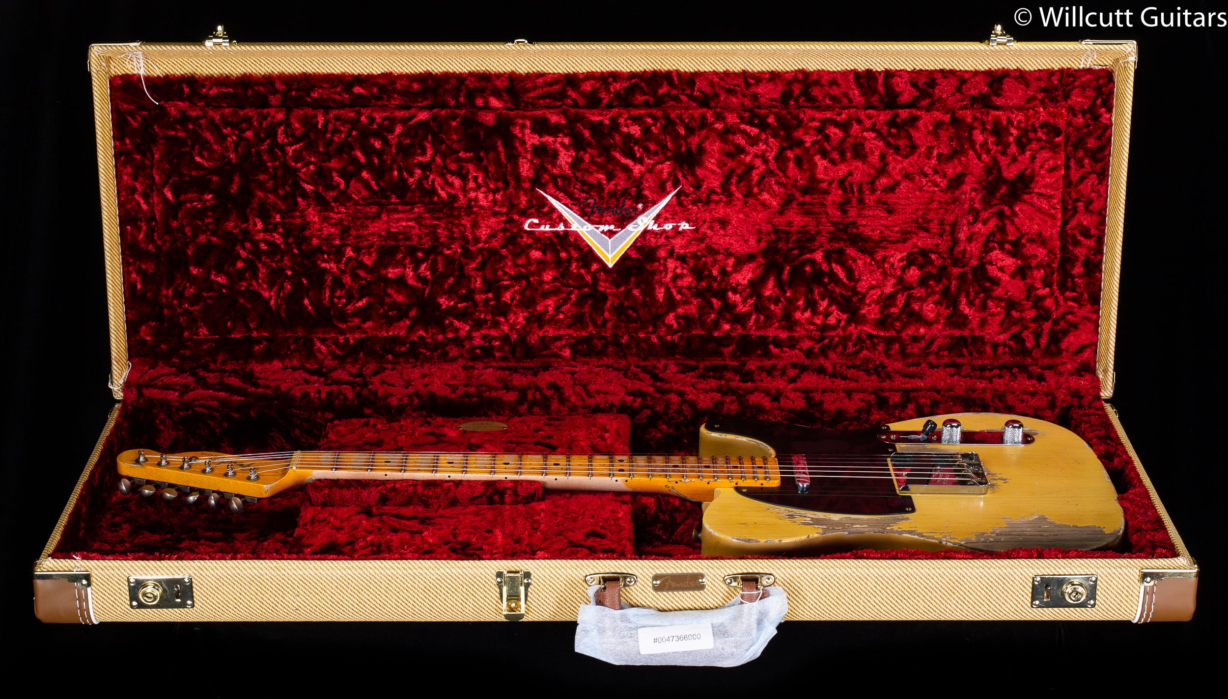 Fender Custom Shop 1952 Super Heavy Relic Aged Nocaster Blonde (790) -  Willcutt Guitars