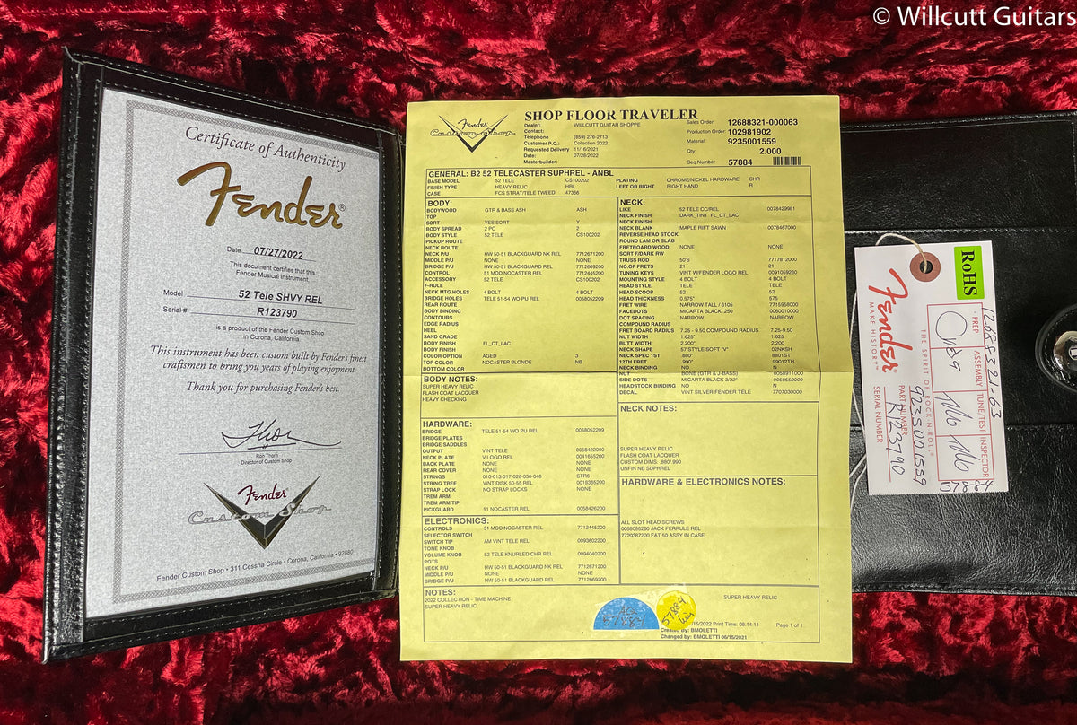 Fender Custom Shop 1952 Super Heavy Relic Aged Nocaster Blonde (790)