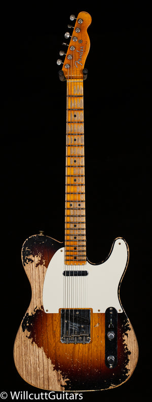 Fender Custom Shop LTD 1950 Double Esquire Super Heavy Relic Wide Fade 2-Color Sunburst (017)