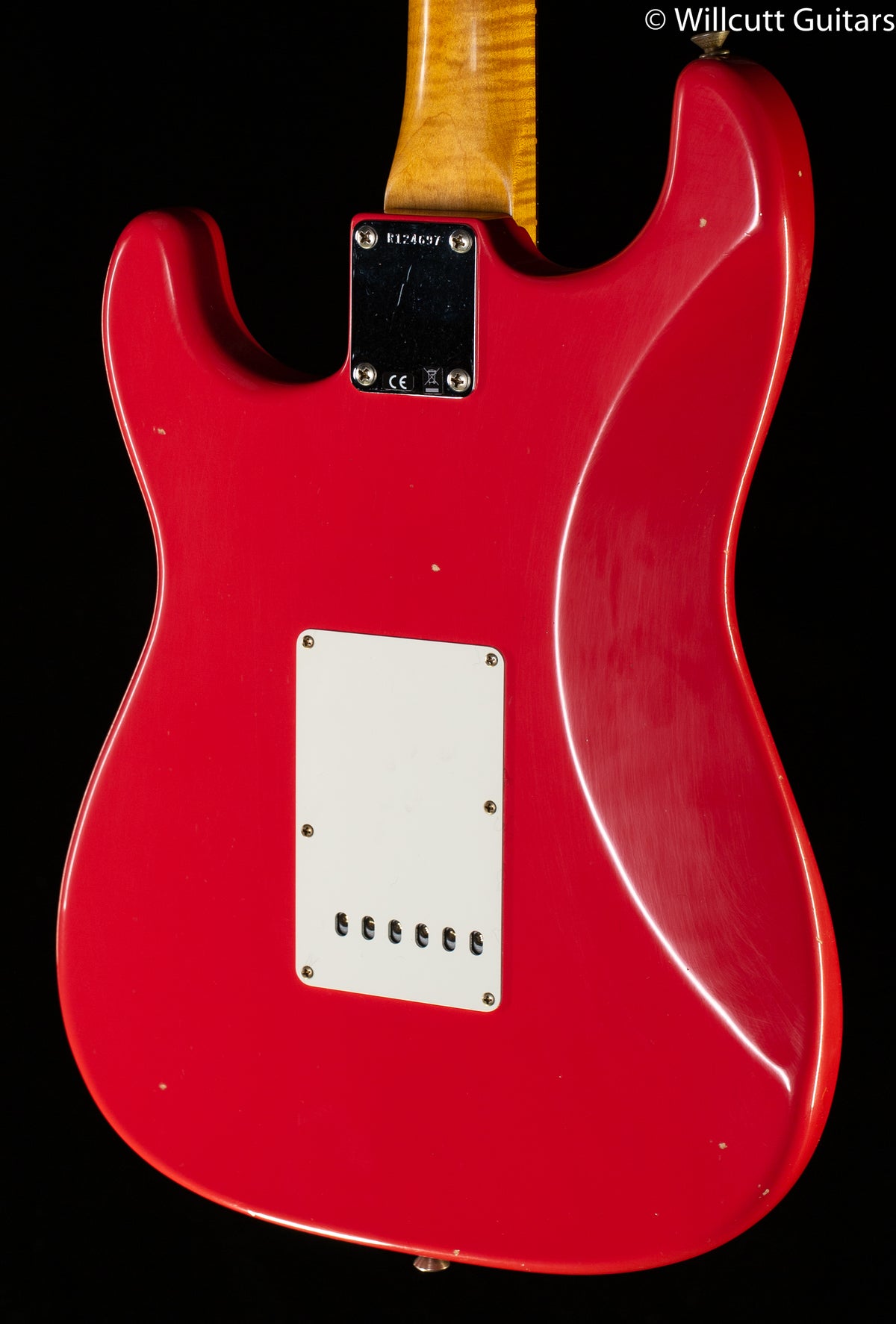 Fender Custom Shop Willcutt True '62 Stratocaster Journeyman Relic Fiesta Red 60s Oval C (697)