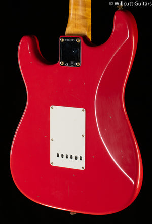 Fender Custom Shop Willcutt True '62 Stratocaster Journeyman Relic Fiesta Red 60s Oval C (759)