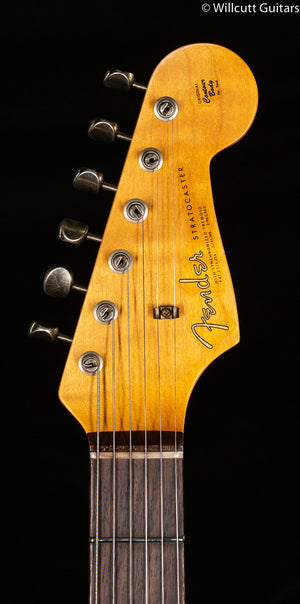 Fender Custom Shop Willcutt True '62 Stratocaster Journeyman Relic Fiesta Red 60s Oval C (759)
