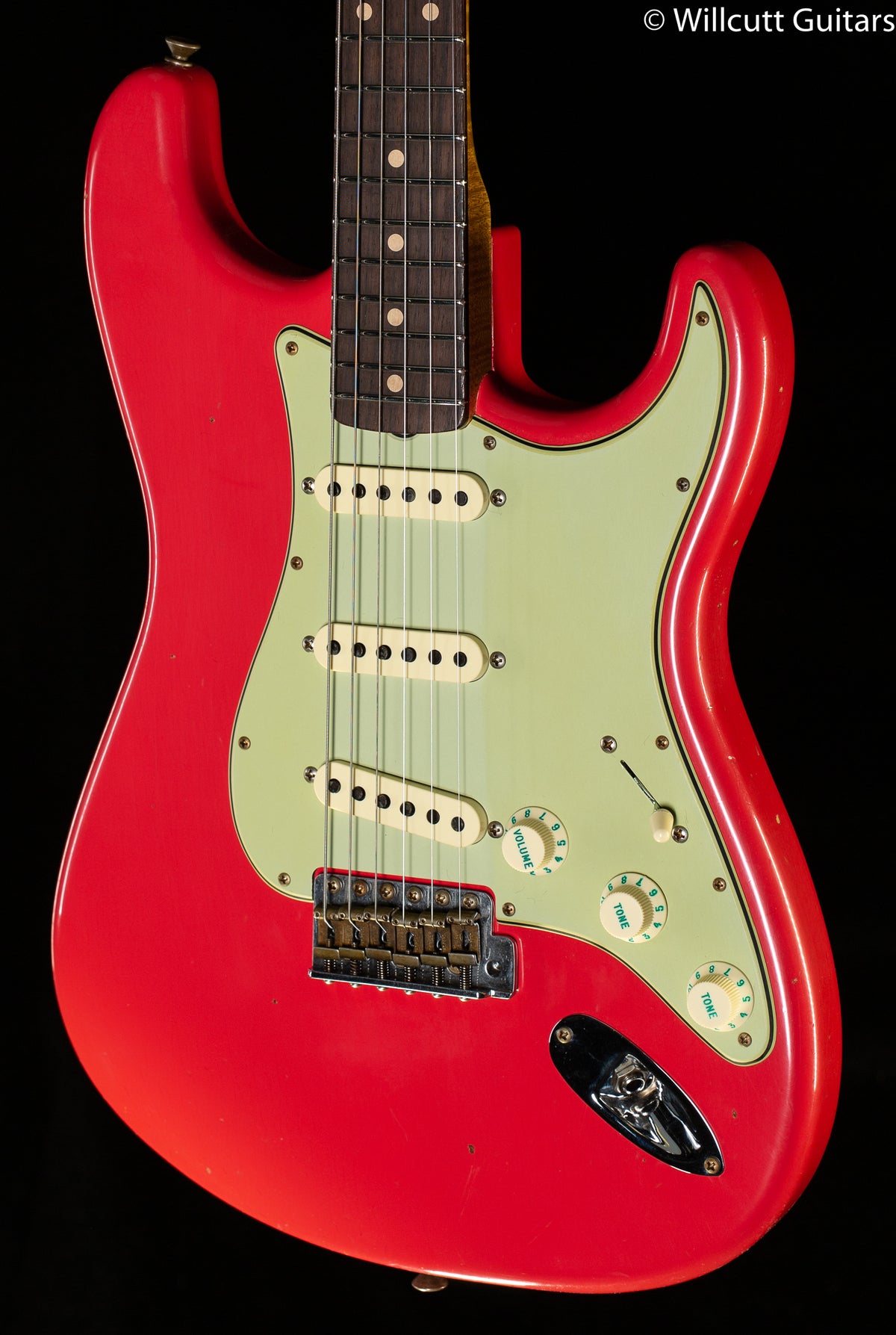 Fender Custom Shop Willcutt True '62 Stratocaster Journeyman Relic Fiesta Red Large C (765)