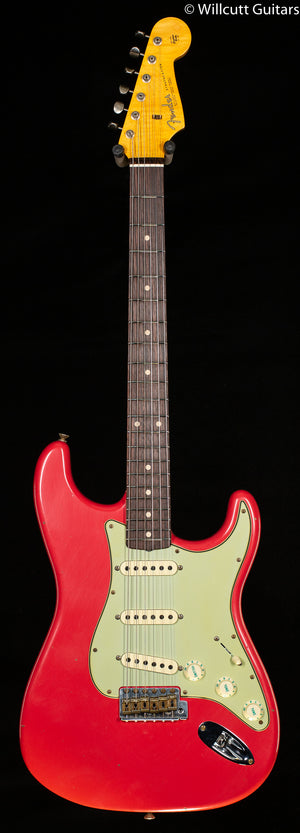 Fender Custom Shop Willcutt True '62 Stratocaster Journeyman Relic Fiesta Red 60s Oval C (061)