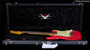 Fender Custom Shop Willcutt True '62 Stratocaster Journeyman Relic Fiesta Red 60s Oval C (061)
