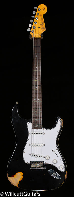 Fender Custom Shop Masterbuilt David Brown 1963 Stratocaster Relic Black/3-Tone Sunburst (108)