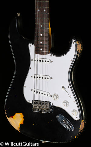 Fender Custom Shop Masterbuilt David Brown 1963 Stratocaster Relic Black/3-Tone Sunburst (108)