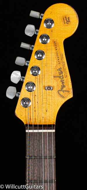 Fender Custom Shop Masterbuilt David Brown 1963 Stratocaster Relic Black/3-Tone Sunburst (108)