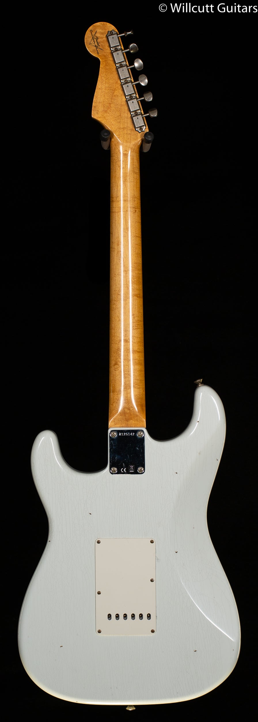 Fender Custom Shop Willcutt True '62 Stratocaster Journeyman Relic Olympic White Large C (142)