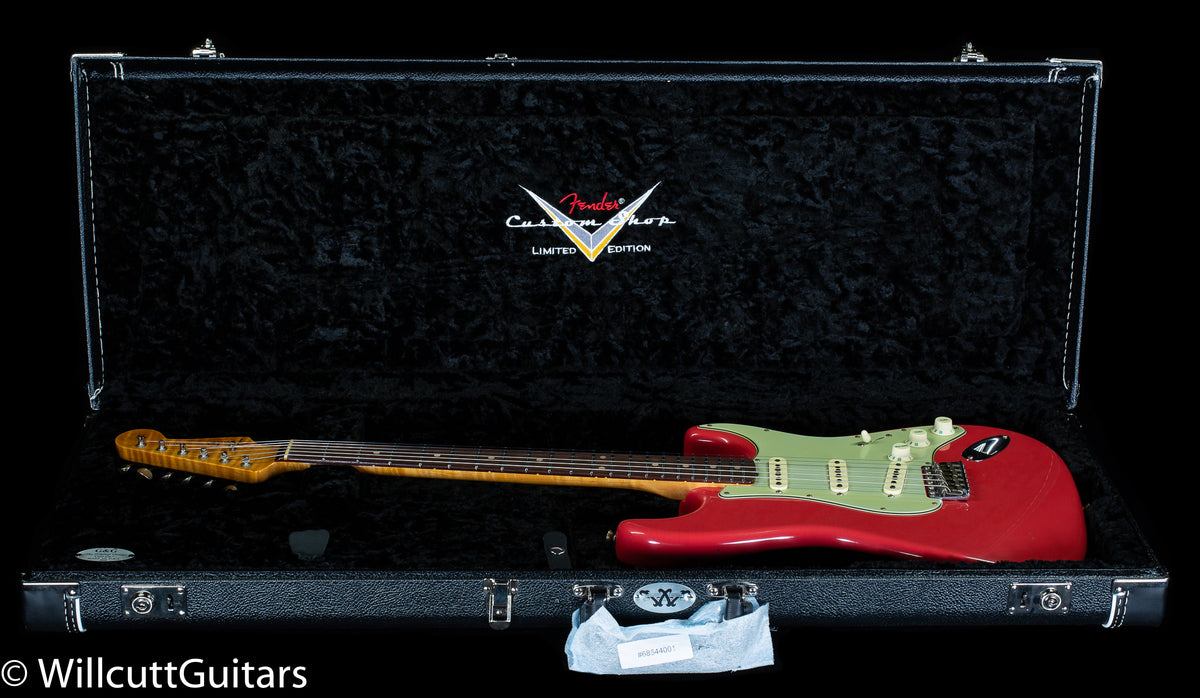 Fender Custom Shop Willcutt True '62 Stratocaster Journeyman Relic Fiesta Red Josephina Handwound 57 Soft V (233)