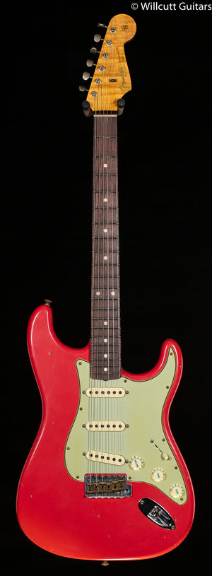 Fender Custom Shop Willcutt True '62 Stratocaster Journeyman Relic Fiesta Red Large C (413)