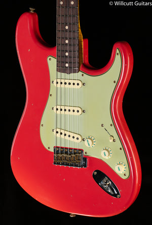 Fender Custom Shop Willcutt True '62 Stratocaster Journeyman Relic Fiesta Red Large C (413)