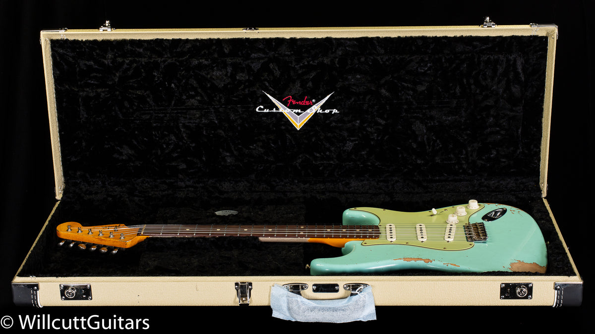 Fender Custom Shop 1961 Stratocaster Heavy Relic Surf Green (466)