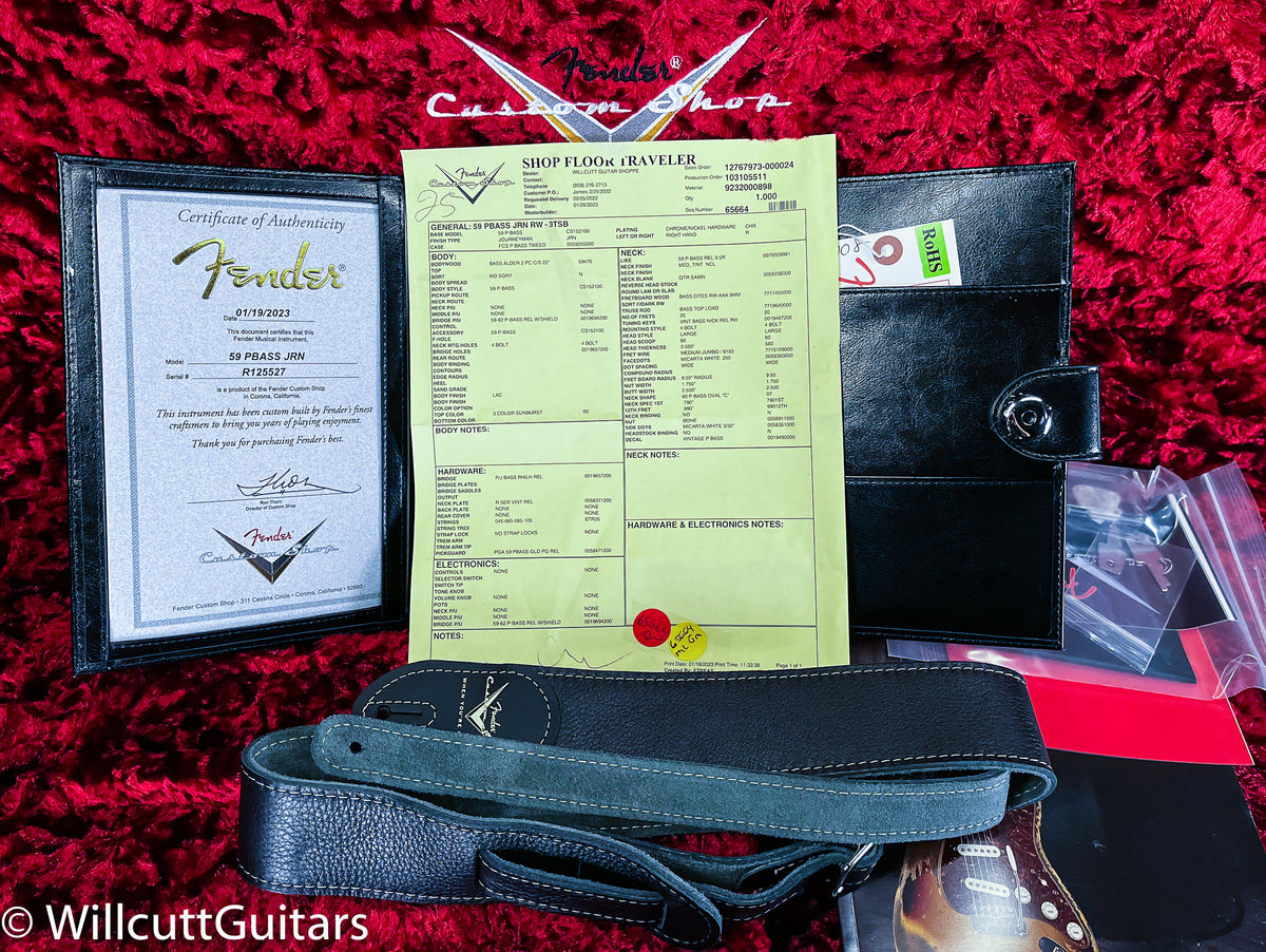 Fender Custom Shop 1959 Precision Bass Journeyman Relic 3-Tone Sunburst (527)