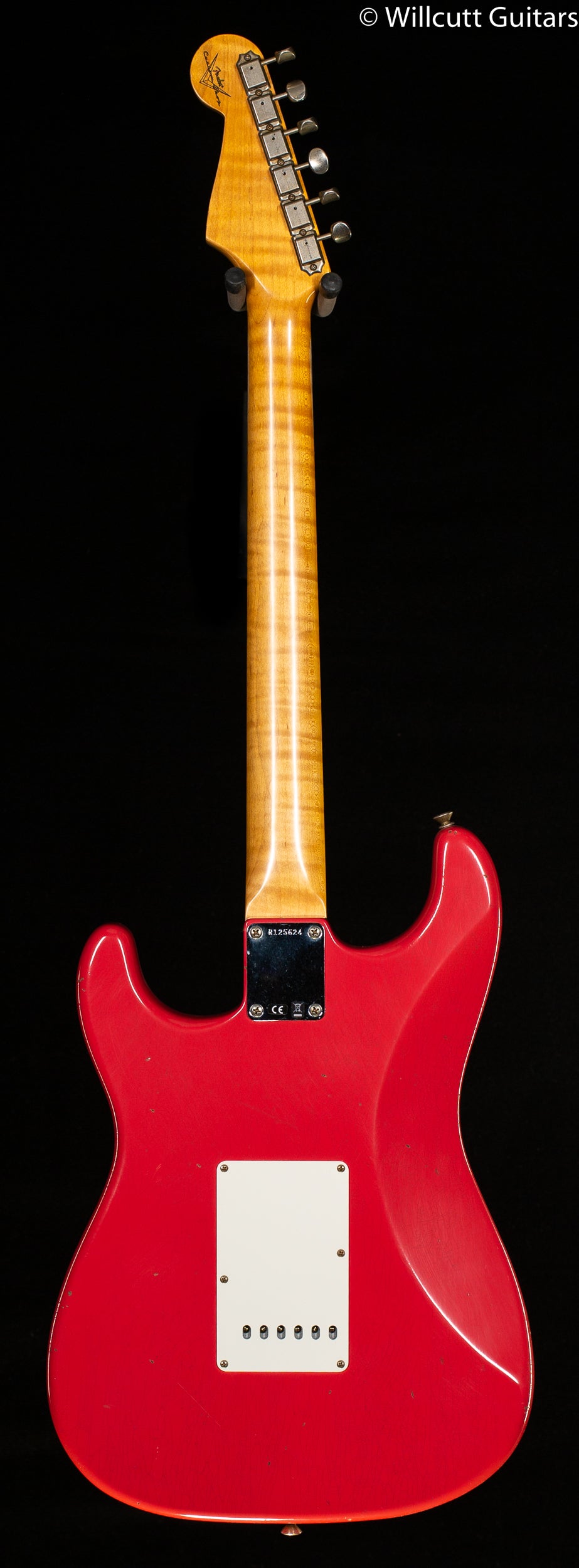 Fender Custom Shop Willcutt True '62 Stratocaster Journeyman Relic Fiesta Red 60s Oval C (624)