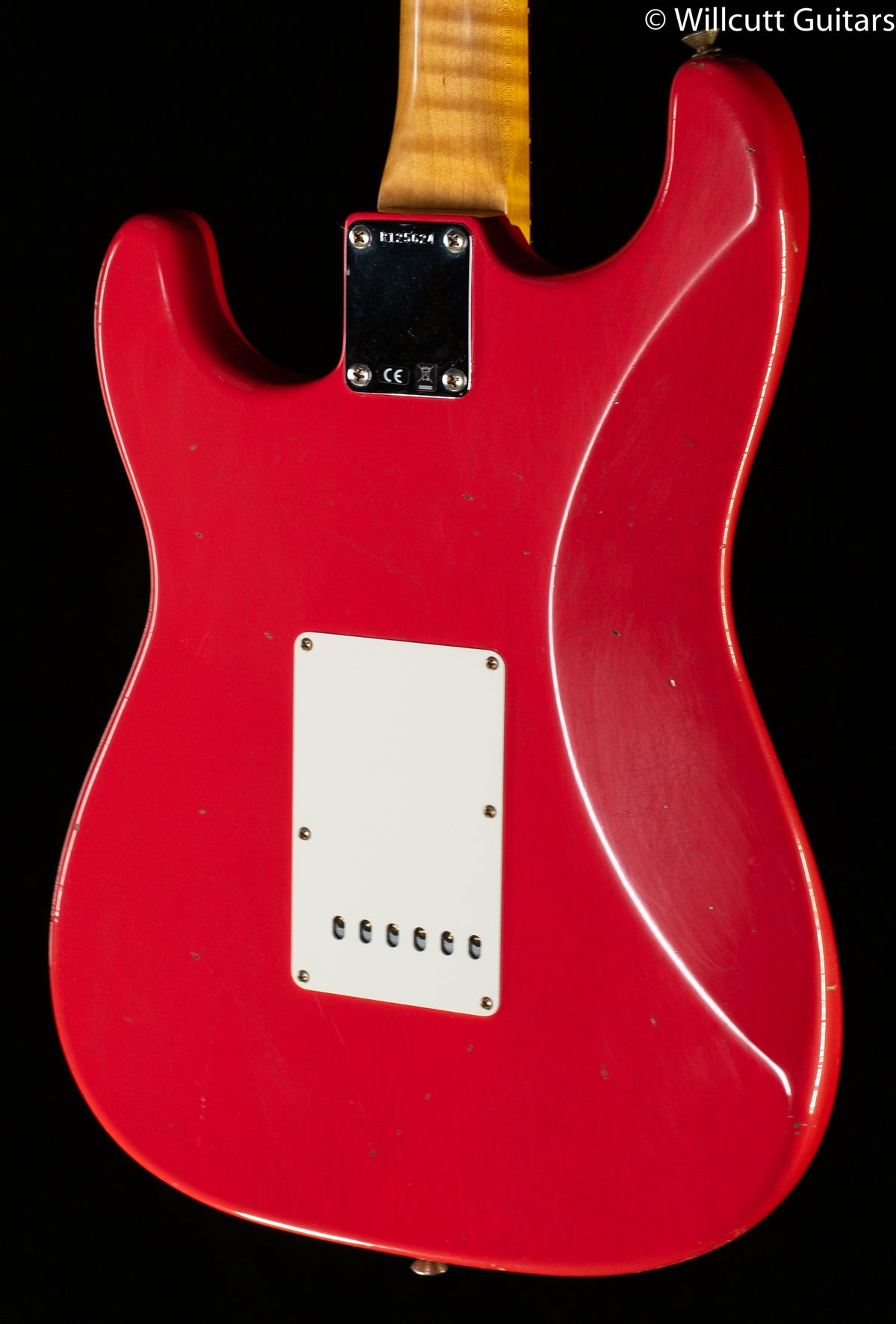 Fender Custom Shop Willcutt True '62 Stratocaster Journeyman Relic Fiesta Red 60s Oval C (624)
