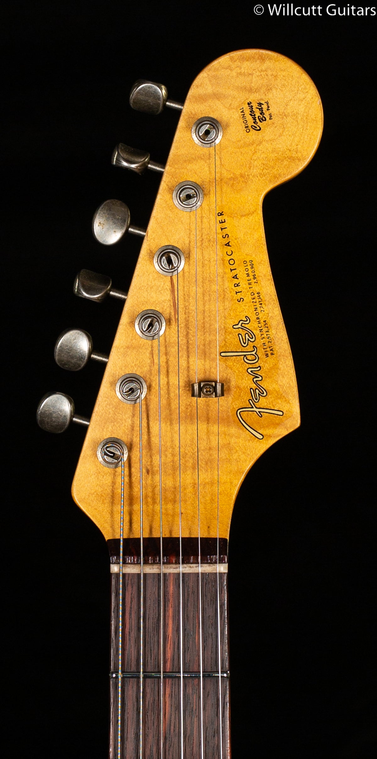 Fender Custom Shop Willcutt True '62 Stratocaster Journeyman Relic Black Large C (648)