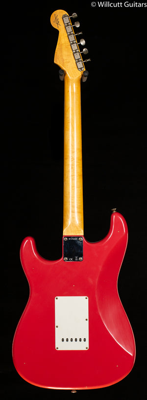 Fender Custom Shop Willcutt True '62 Stratocaster Journeyman Relic Fiesta Red 60s Oval C (665)