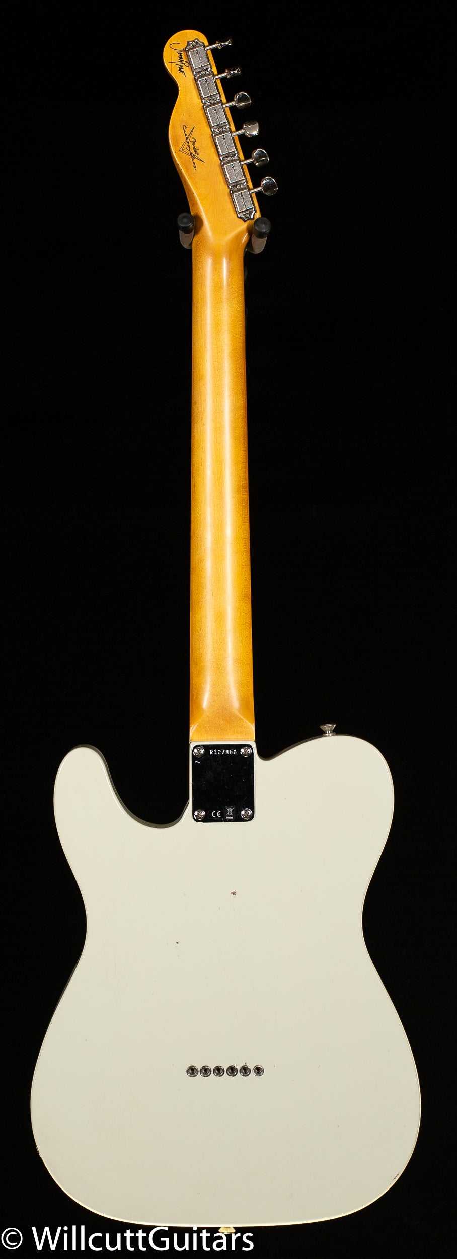 Fender Custom Shop Jimmy Page Signature Telecaster Journeyman Relic Rosewood Fingerboard White Blonde (860)
