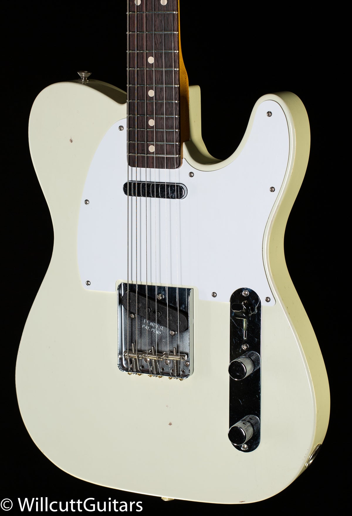 Fender Custom Shop Jimmy Page Signature Telecaster Journeyman Relic Rosewood Fingerboard White Blonde (860)
