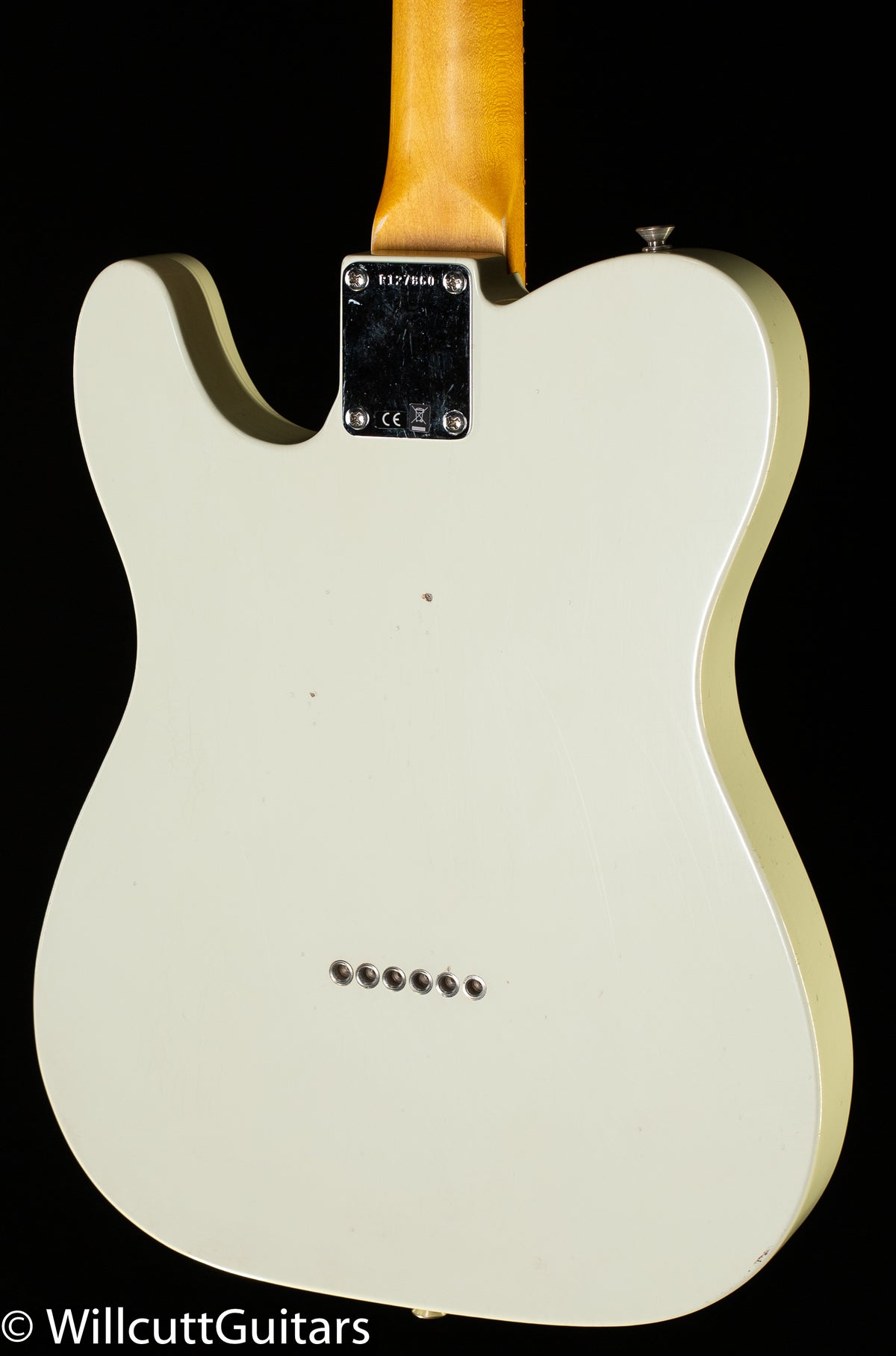 Fender Custom Shop Jimmy Page Signature Telecaster Journeyman Relic Rosewood Fingerboard White Blonde (860)