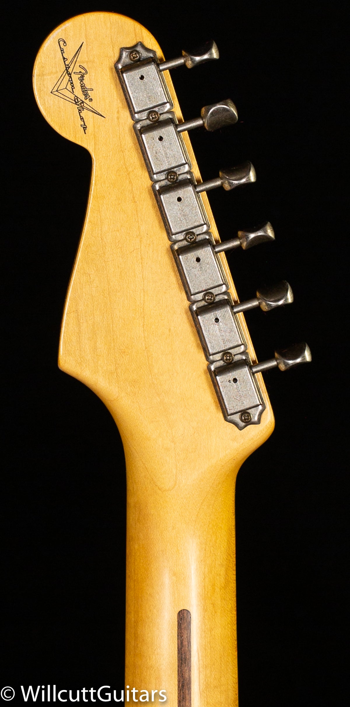 Fender Custom Shop 1955 Stratocaster Journeyman Relic Black Josefina Pickups (634)