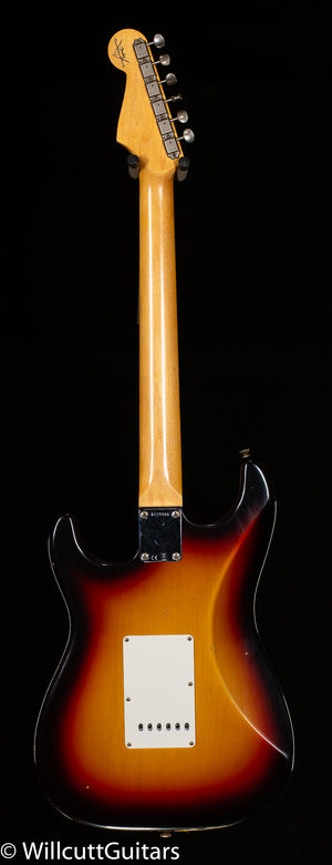 Fender Custom Shop 1960 Stratocaster Journeyman Relic 3-Tone Sunburst (966)