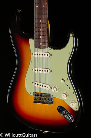 Fender Custom Shop 1960 Stratocaster Journeyman Relic 3-Tone Sunburst (966)