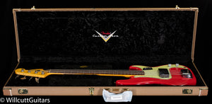 Fender Custom Shop 1963 Precision Bass Journeyman Relic Aged Fiesta Red (016)