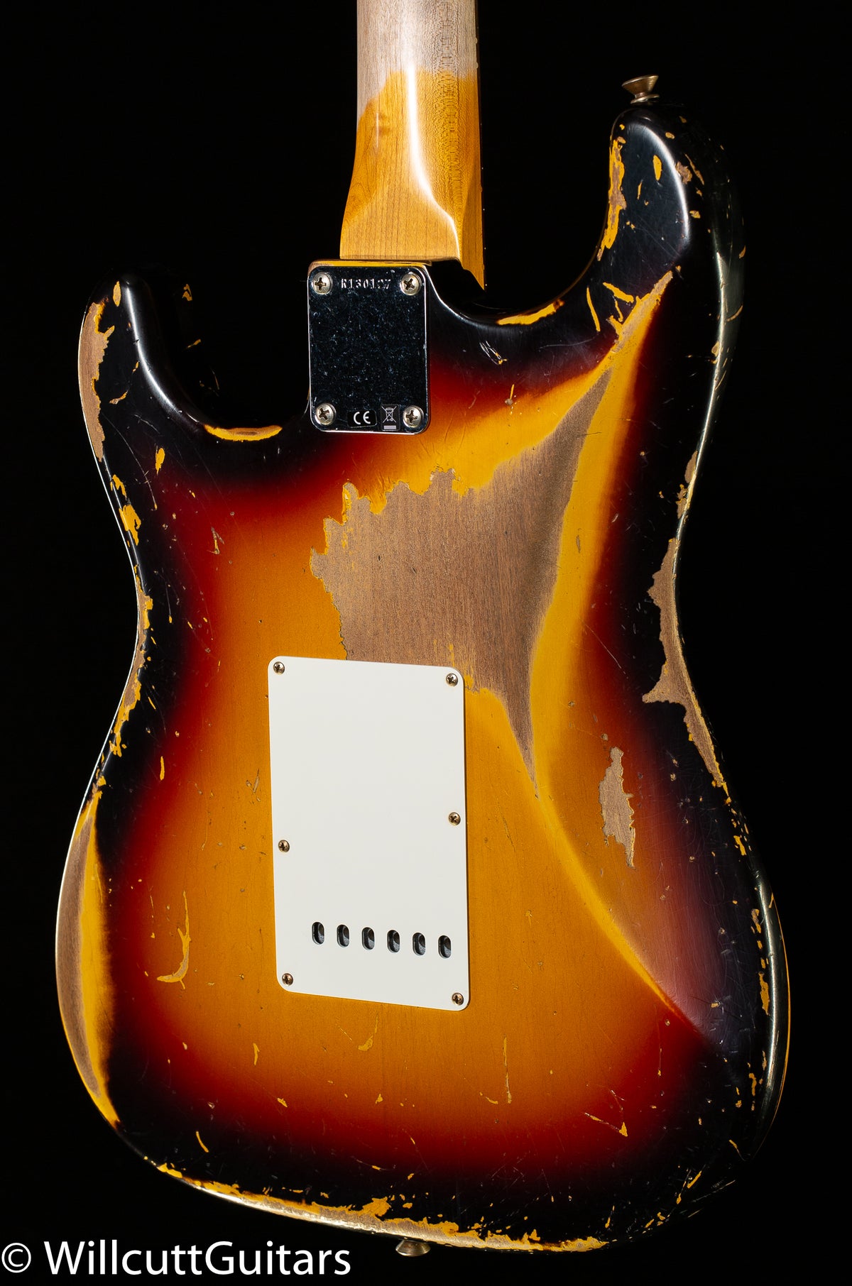 Fender Custom Shop 1960 Stratocaster Heavy Relic 3-Tone Sunburst (127)