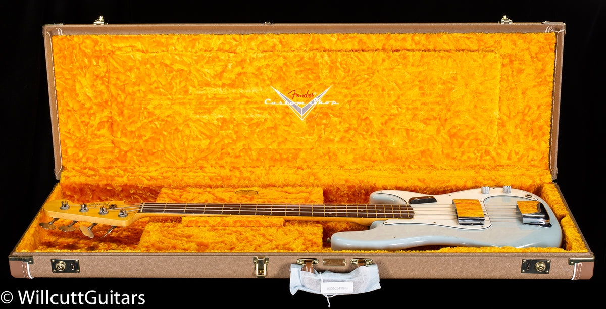 Fender Custom Shop 1963 Precision Bass Journeyman Relic Sonic Blue (189)